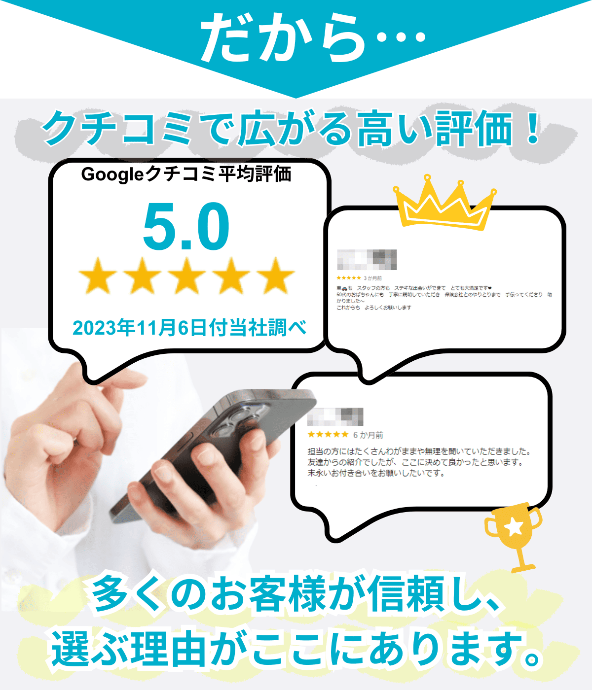 だから… 